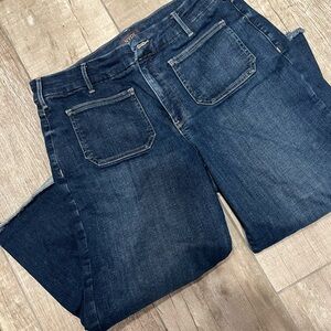 NYDJ crop wide leg jean